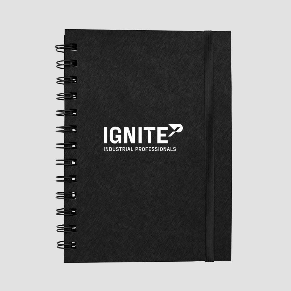 Soft Covers Spiral Notebook (Black)